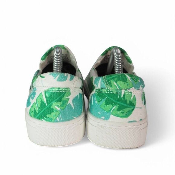 J. Crew Road Trip Tropical Leaves Print Slip-on Casual Sneakers AY567 Women's 5 - Picture 5 of 10